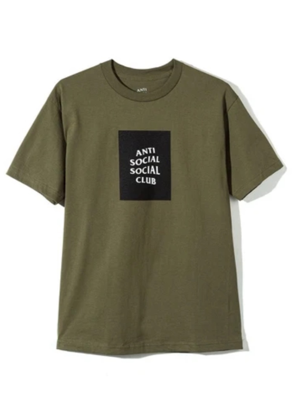 Anti Social Social Club 'The Club' Tee Military Green - Medium